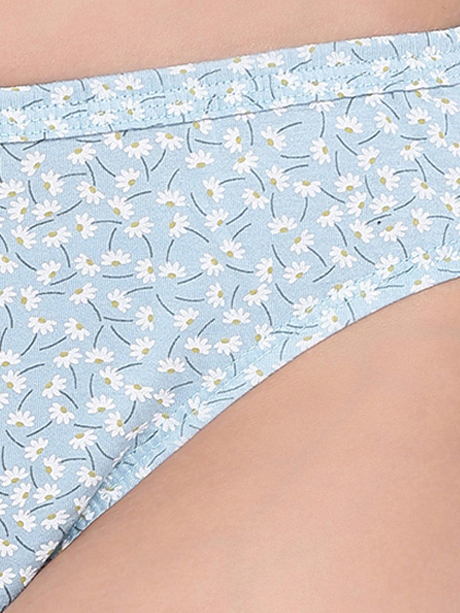 Lyra Assorted Color Cotton Printed Bikini Panties - Pack Of 10