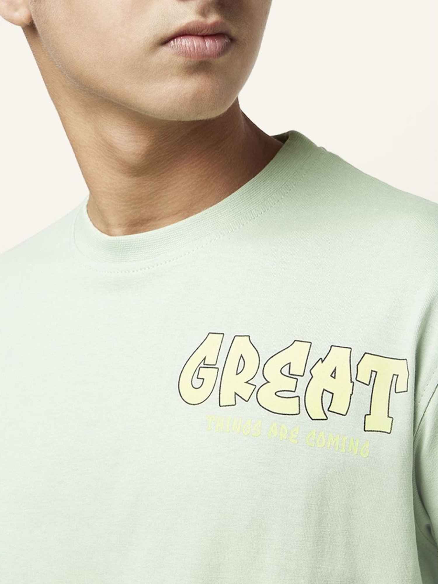 Coolsters by Pantaloons Kids Green Cotton Printed T-Shirt