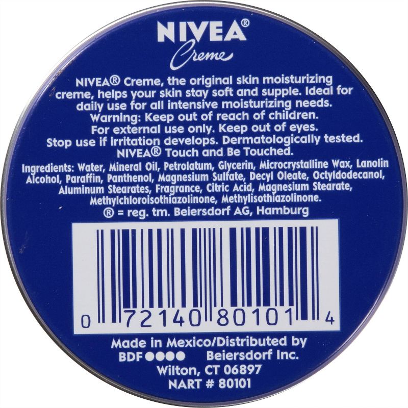 NIVEA Crème Body, Face & Hand Moisturizing Cream - 1oz