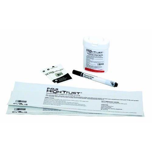 Evolis ACL002 EVOLIS  PRIMACY PRINTERCONSUMABLES  ADVANCED CLEANING KIT (FOR A COMPLETE CLEANING OF THE PRINTER) 2 PRE-SATURATED T CARDS  2 ADHESIVE CARDS  1 PEN  1 DISPENSER OF 60 PRE-SATURATED LINT-