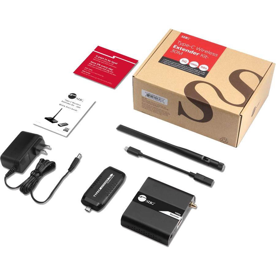 SIIG Type-C Wireless Extender Kit 30M CEH25J11S1
