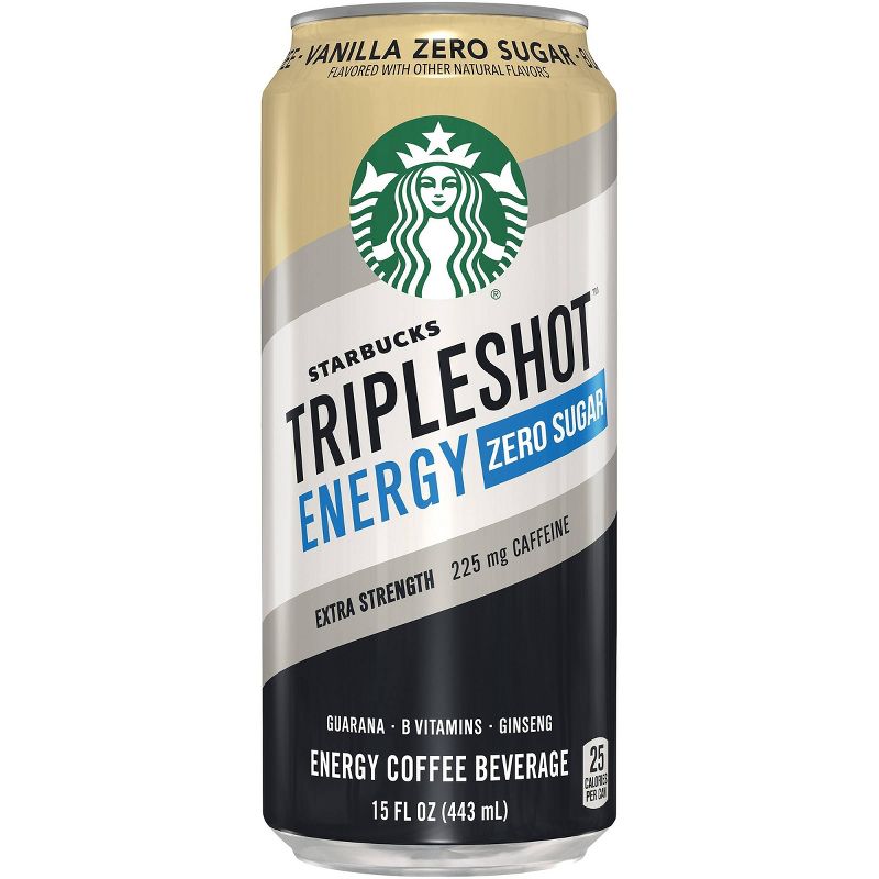 Starbucks Triple Shot Vanilla Zero Sugar  -15 fl oz Can