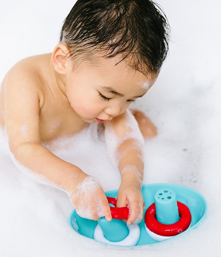 Ubbi Lighthouse Stacking Cups Bath Toy