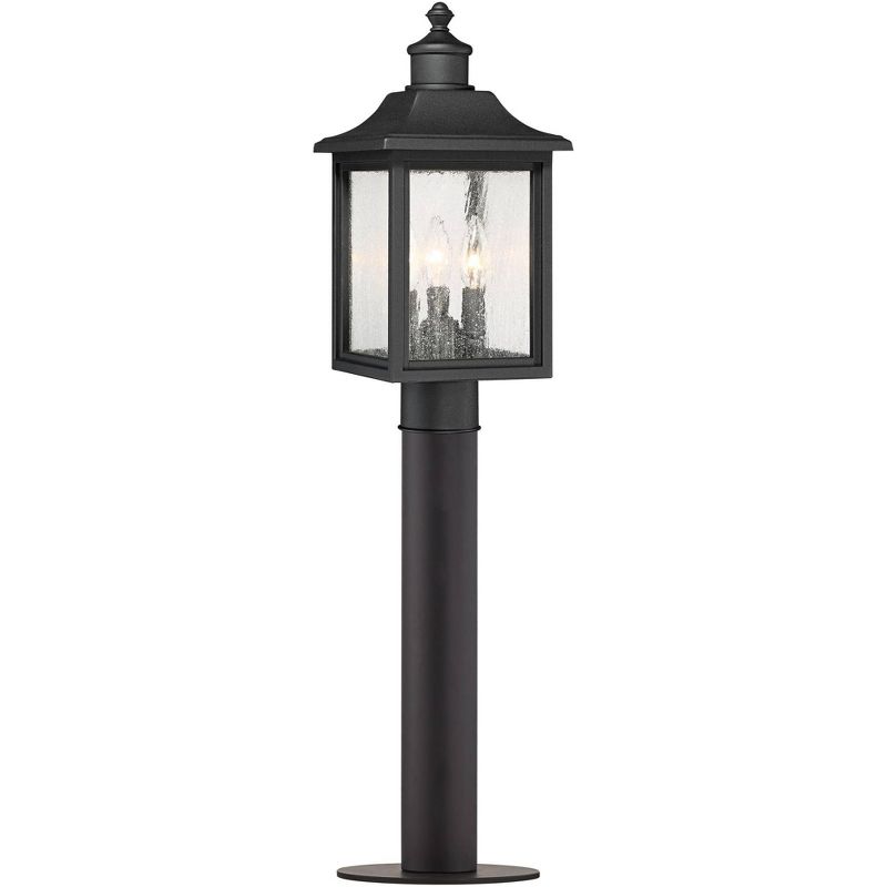 Kathy Ireland J du J Sierra Craftsman 18"H White Outdoor Post Mount Light
