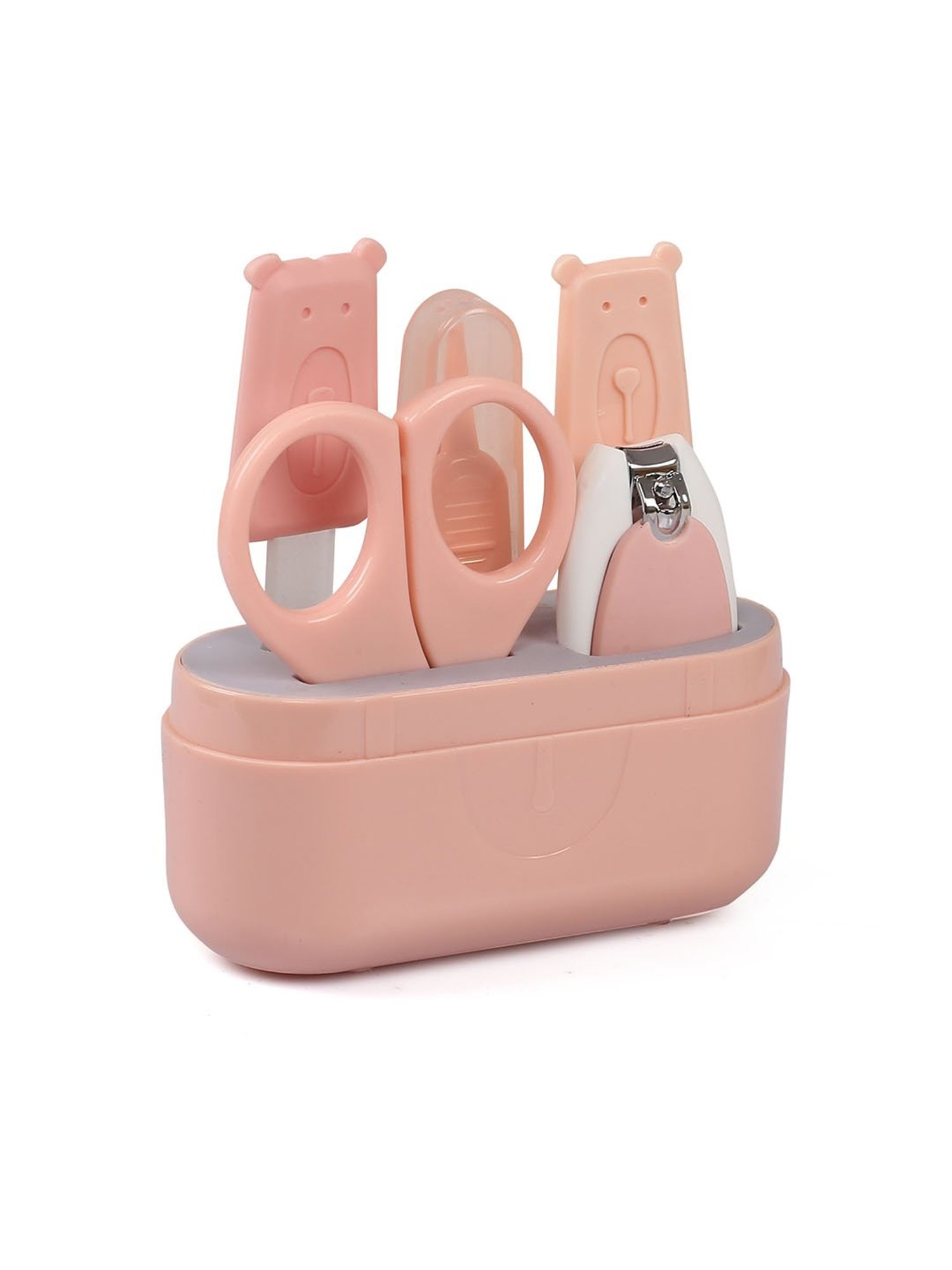 Baby Moo Peach Grooming Kit of 5 Pcs with a Nail Clipper