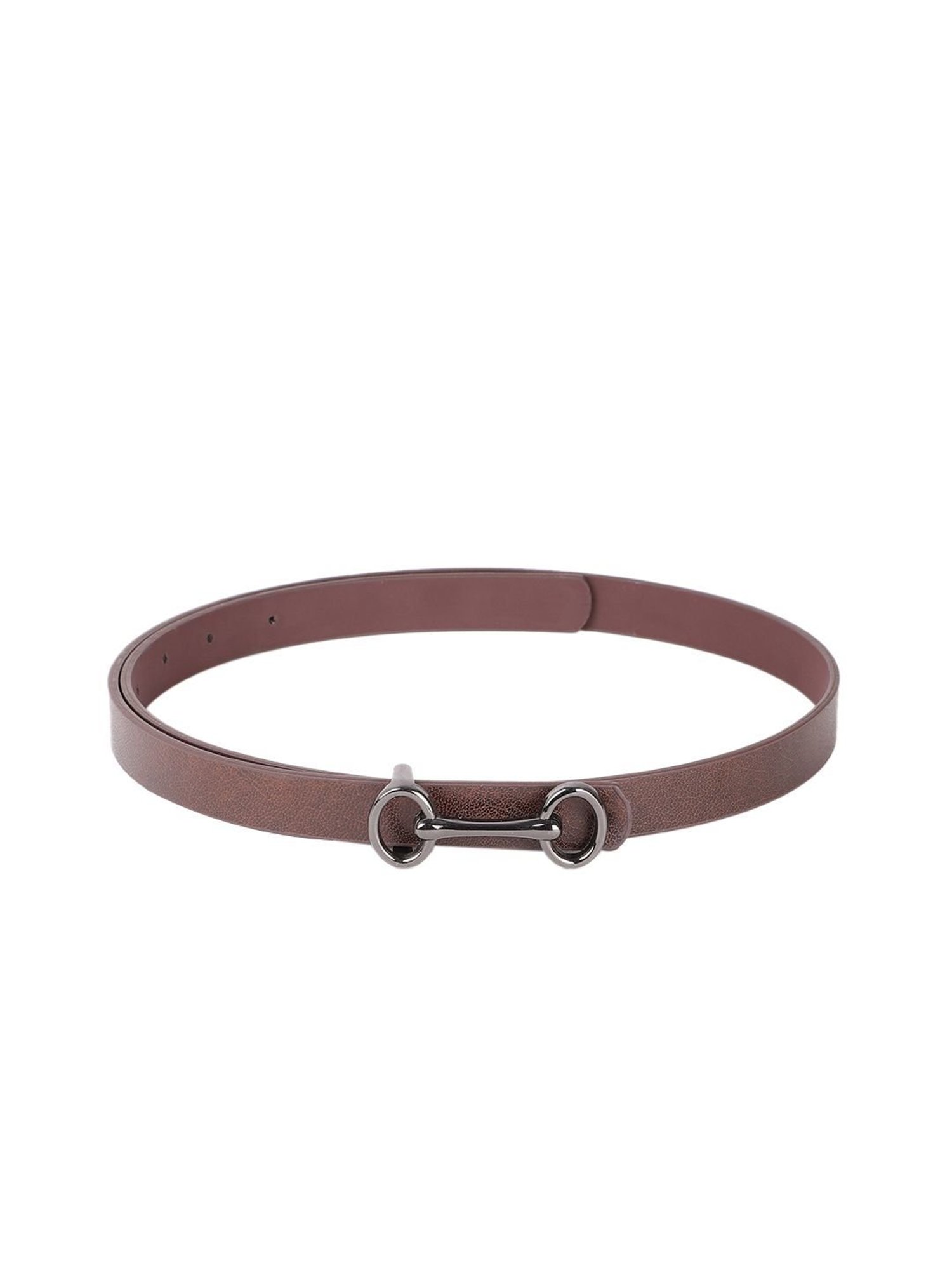 Antony Morato Black Leather Solid Waist Belt