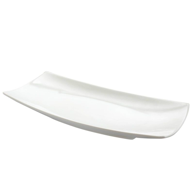 Gibson Elite 6" x 13" Ceramic Gracious Sushi Serving Platter