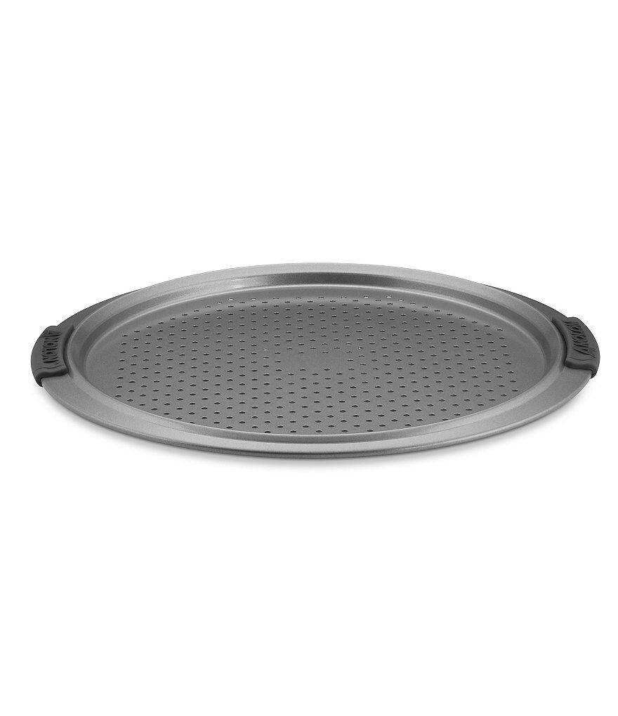 Anolon Advanced Nonstick 13#double; Pizza Crisper with Silicone Grips