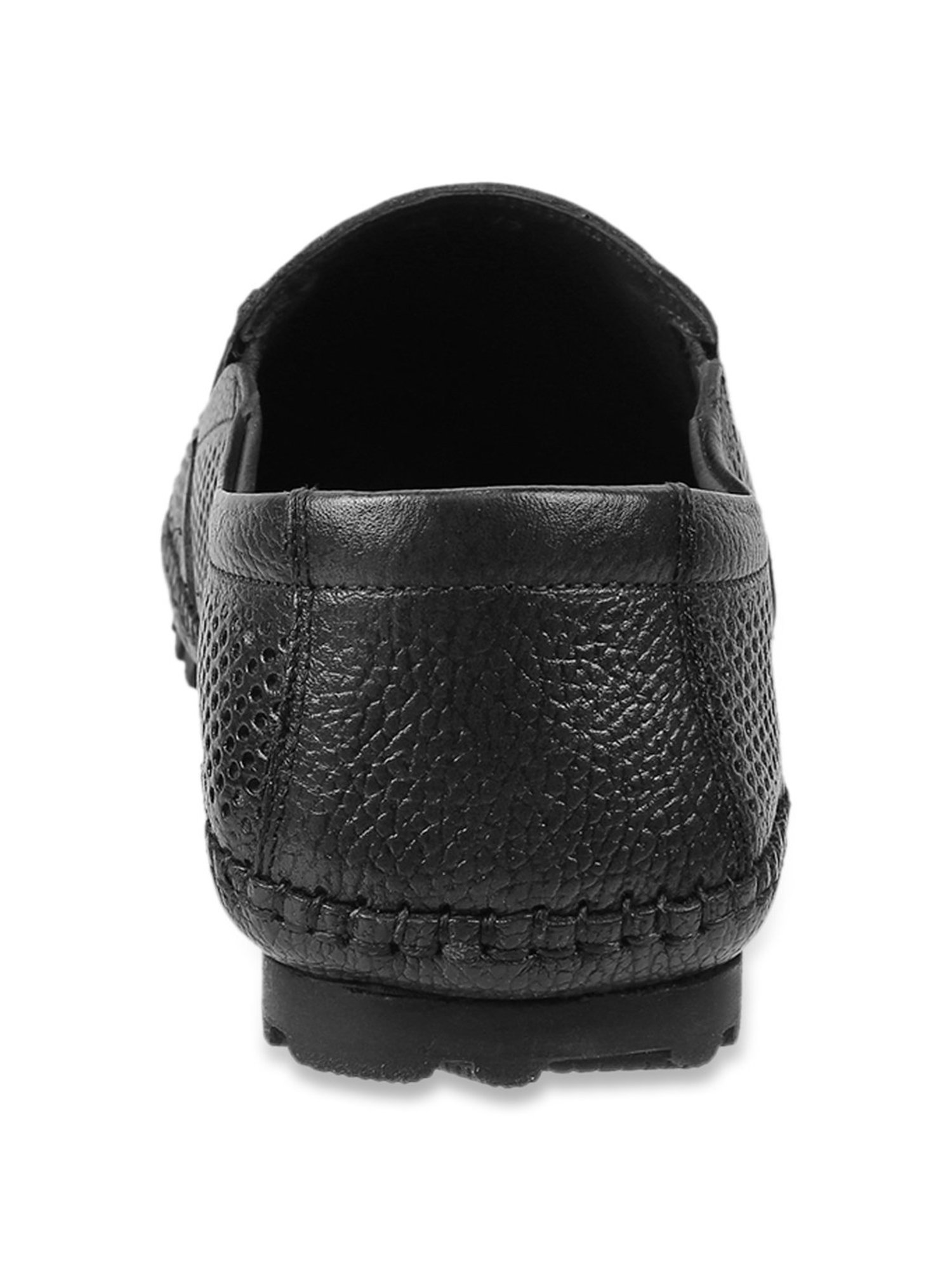 Metro Men's Black Casual Loafers