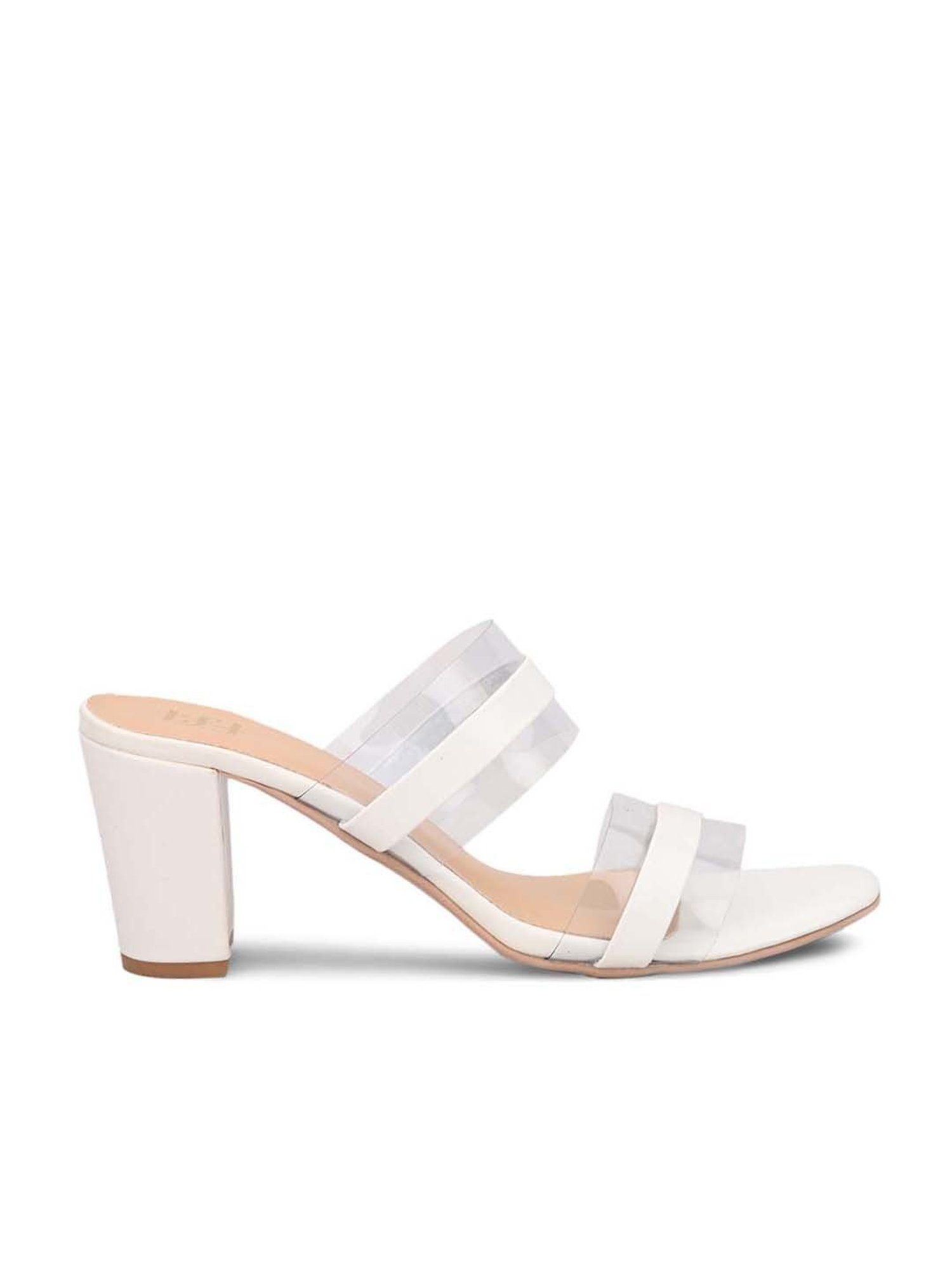 Hydes N Hues Women's White Casual Sandals