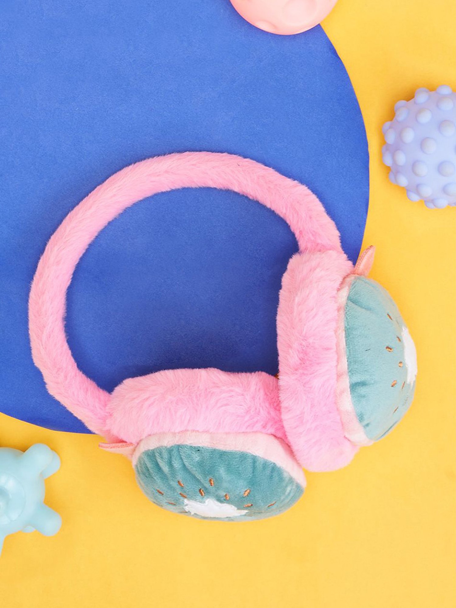 Pantaloons Junior Pink Solid Earmuffs