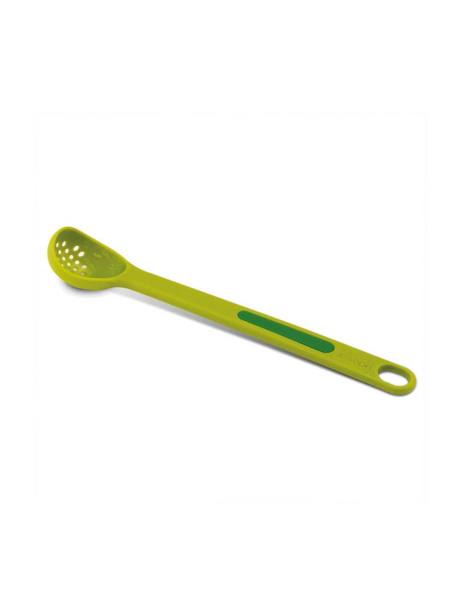 JOSEPH JOSEPH Green Steel 20 cm Long-Handled Slotted Spoon - Set of 1