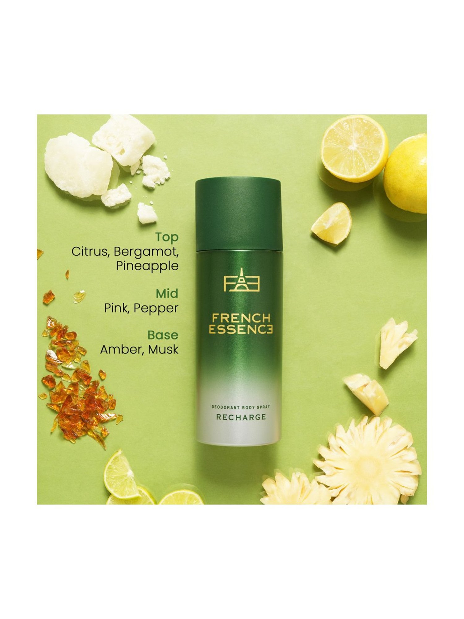 French Essence Recharge Deodorant Body Spray - 150 ml