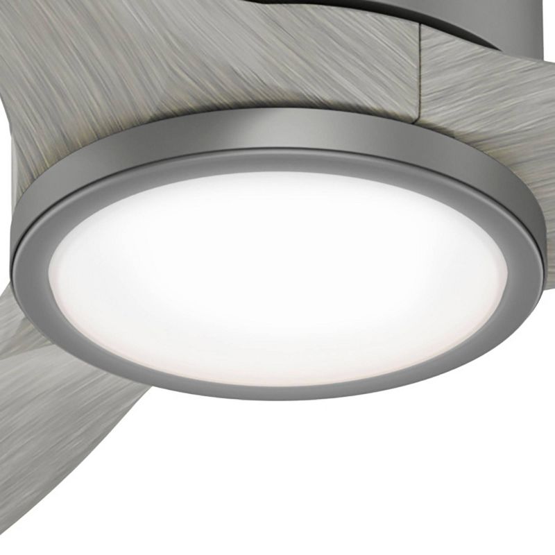 52" Park View Damp Rated Ceiling Fan with Remote Silver (Includes LED Light Bulb) - Hunter Fan