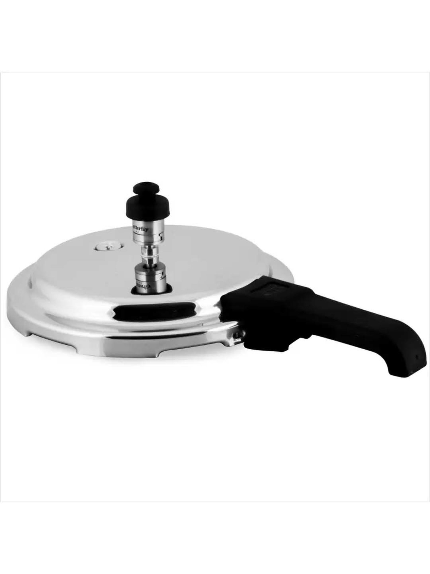 Butterfly Silver Stainless Steel Induction Curve Pressure Cooker (2 L)