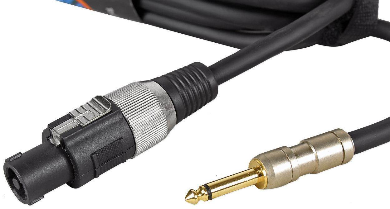 Technical Pro CQS-1225 25 Ft 12 Gauge 1/4 to Speakon Pro Audio Speaker Cable
