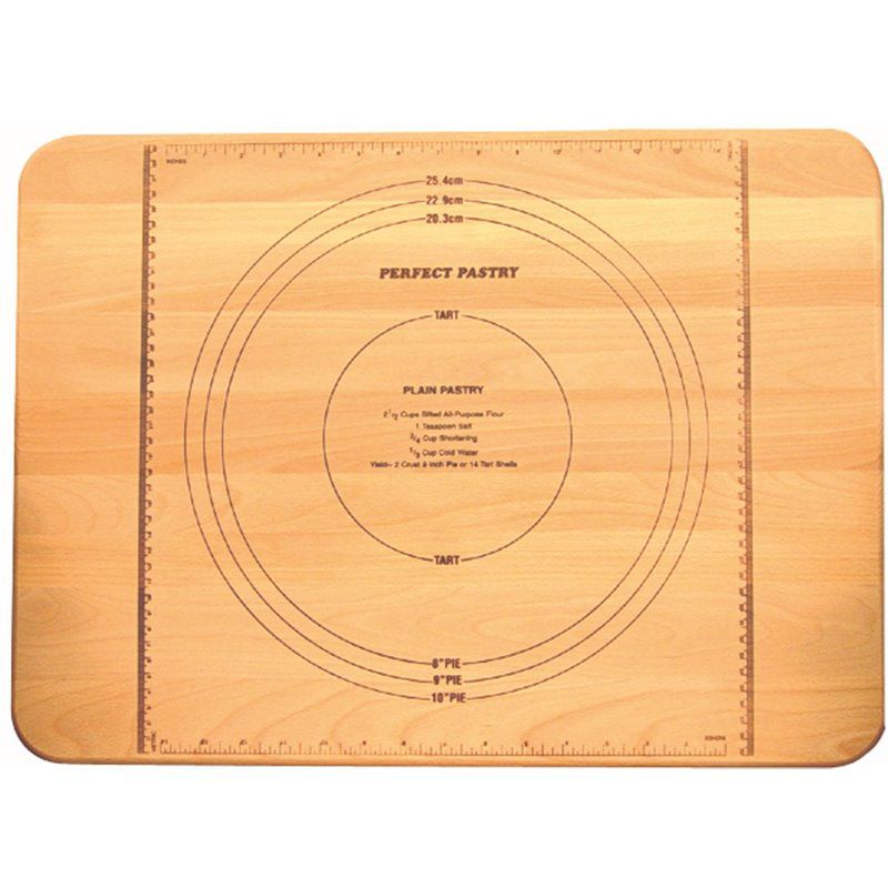 Wood Pastry Cutting Board in Birch Brown-Pemberly Row