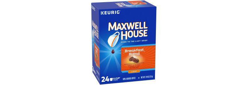 Maxwell House Breakfast Blend Light Roast Coffee Pods - 24ct