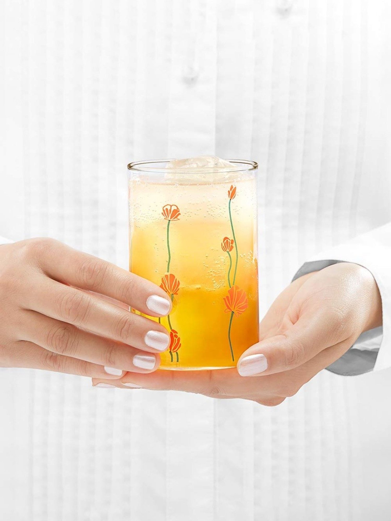 Borosil Transparent Glass Everyday Glasses - Set of 6 (295ml)