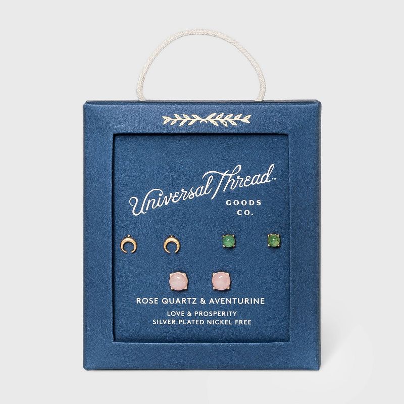 Open Drop Hoop Earrings - Universal Thread™ Gold