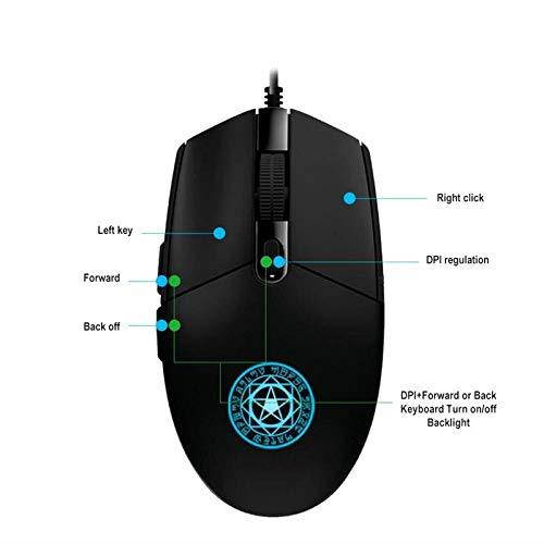 EVESKY USB Cable Colorful Optical Mouse Gaming Mouse Business Computer Office Home Mouse Computer Accessories