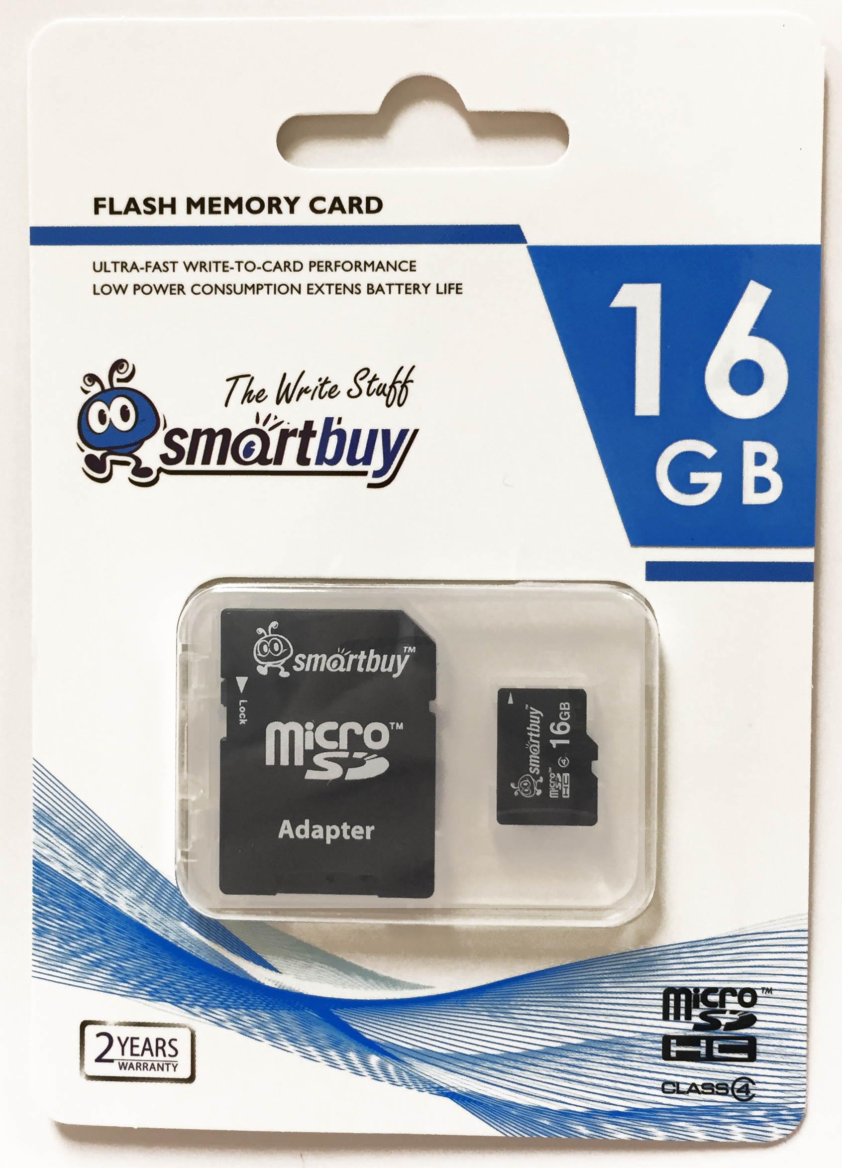 Smartbuy Micro SDHC Class 4 TF Flash Memory Card SD HC C4 For Camera Mobile Phone Tab GPS MP3 TV + Adapter + Mini Case (4GB - 10 Packs)