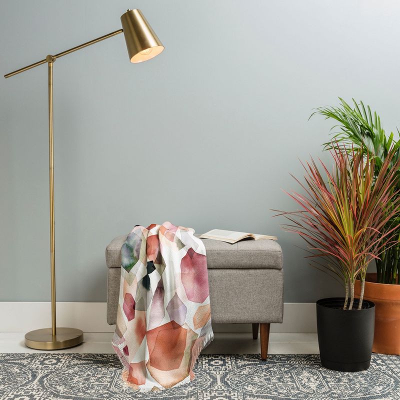 Ninola Design Crystals Minerals Woven Throw Blanket - Deny Designs