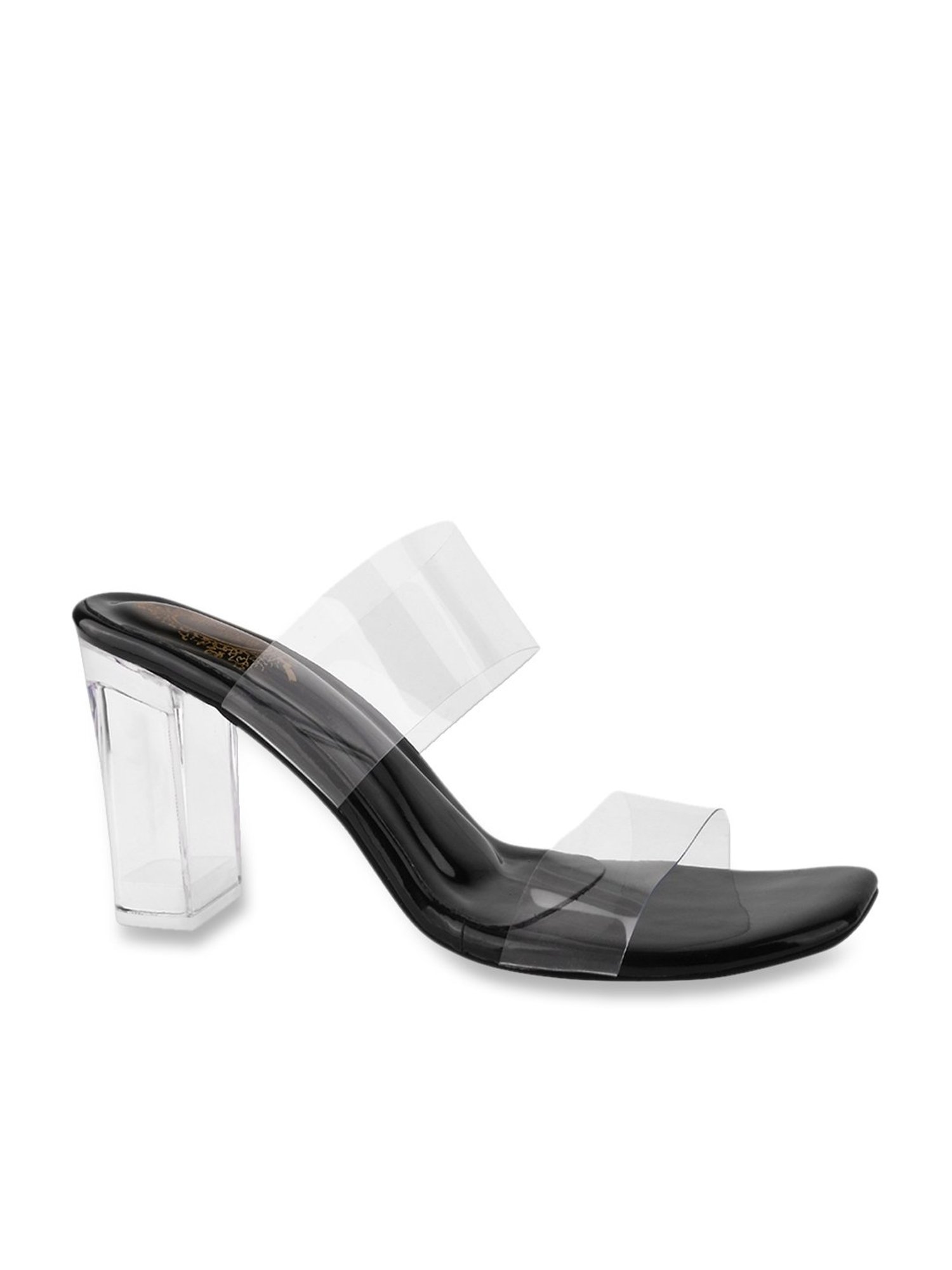 Shoetopia Women's Black Casual Sandals