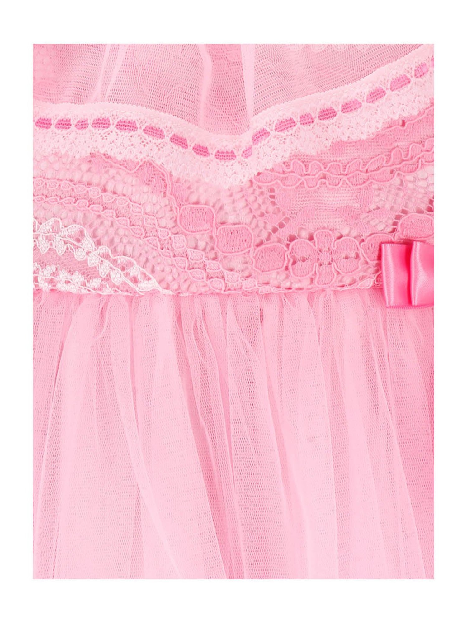 Cutecumber Kids Pink Self Design Dress