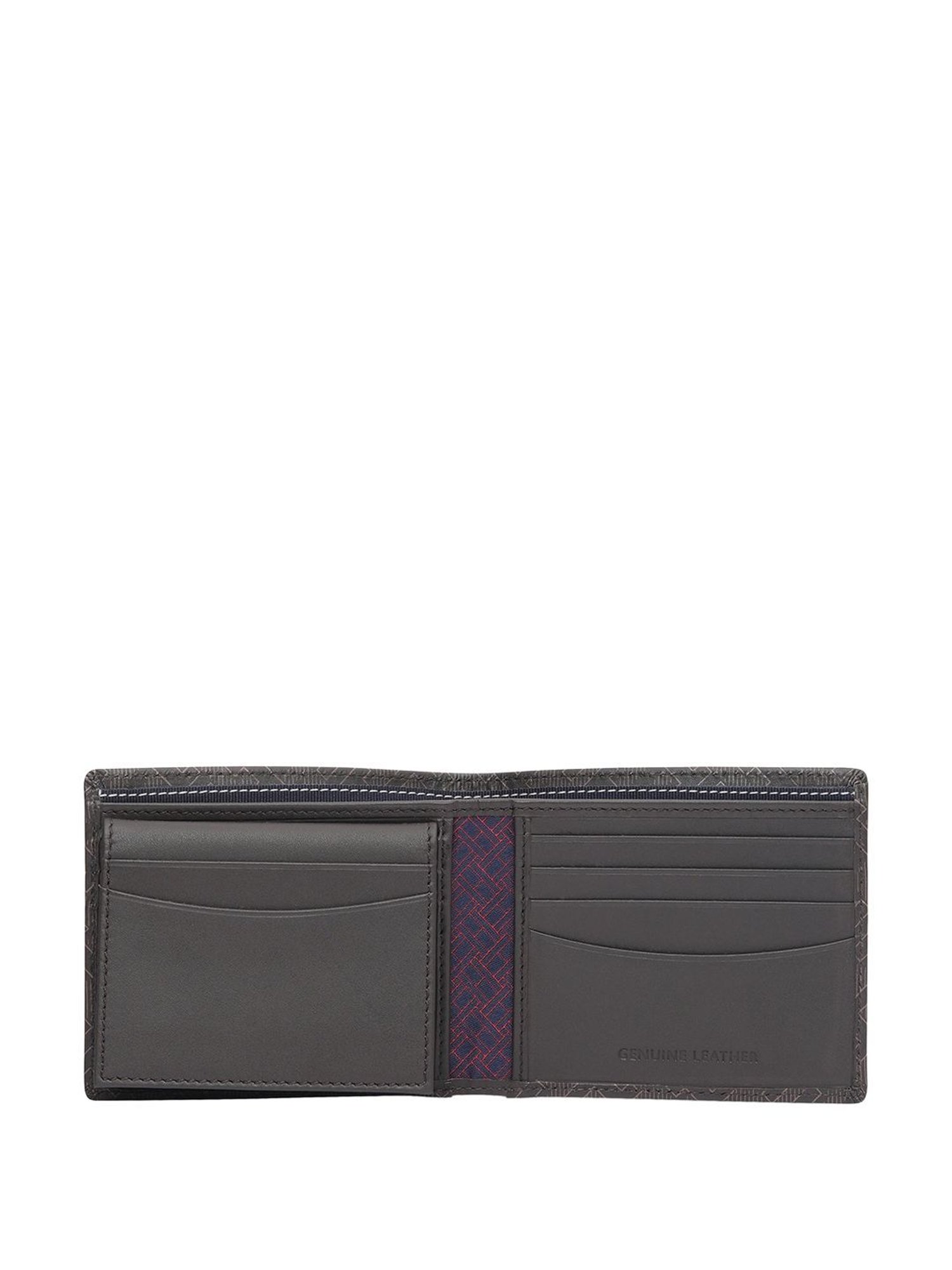 THE HOLISTIK Revival Black & Maroon Casual Leather Bi-Fold Wallet for Men
