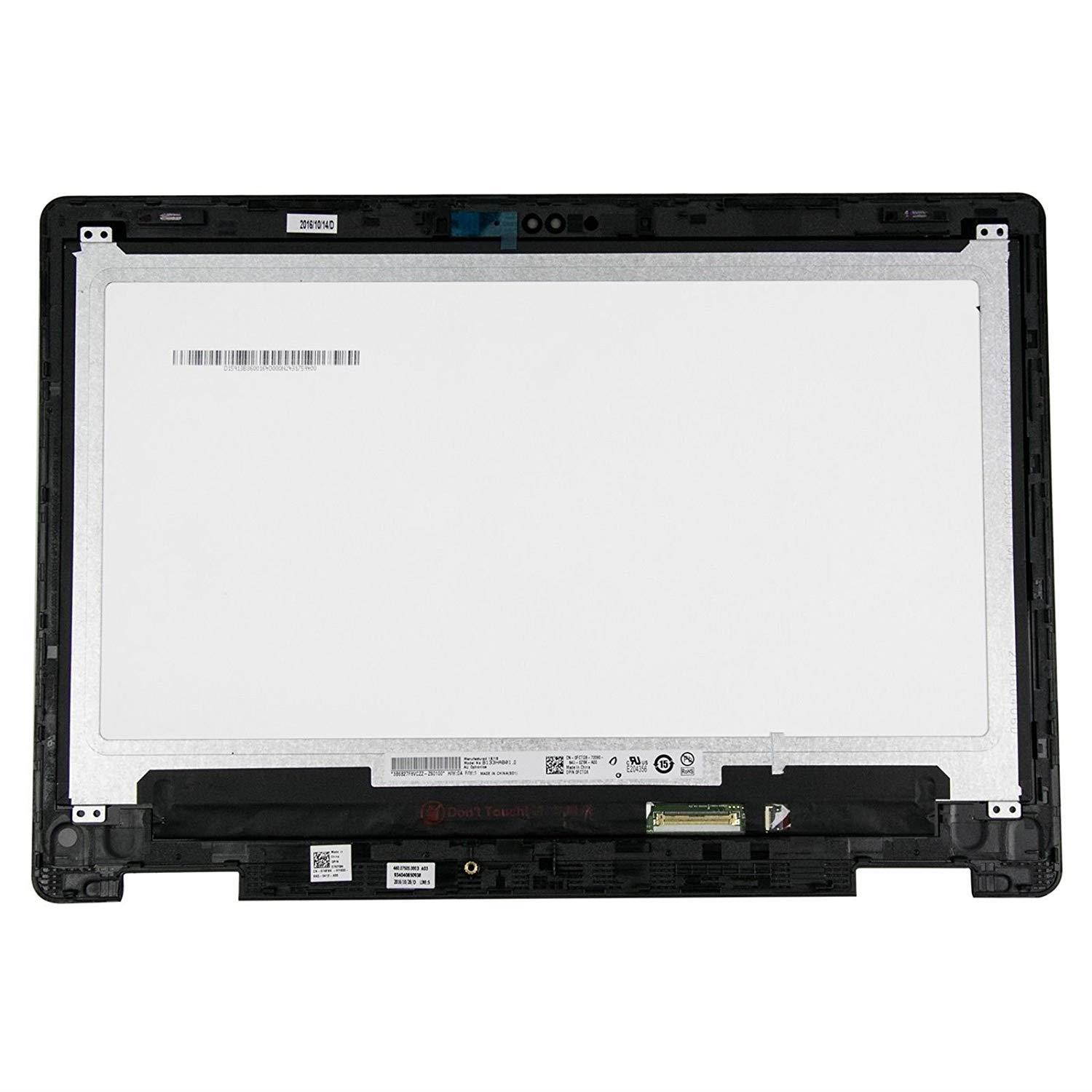 13.3" FHD LCD/LED Display Touch Digitizer Screen Assembly + Bezel for Dell Inspiron 13 7368 (Max. Resolution:1920x1080)