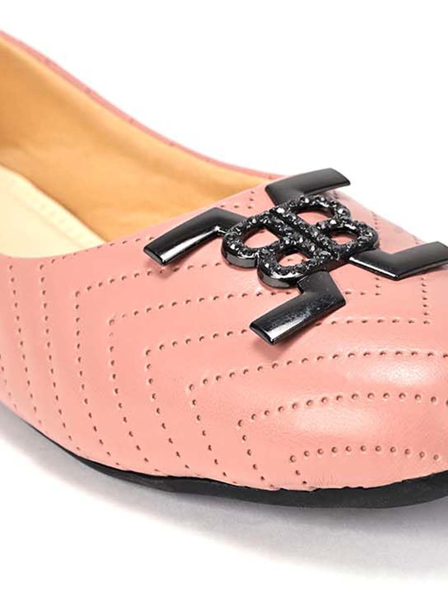 Scentra Women's Nude Flat Ballets