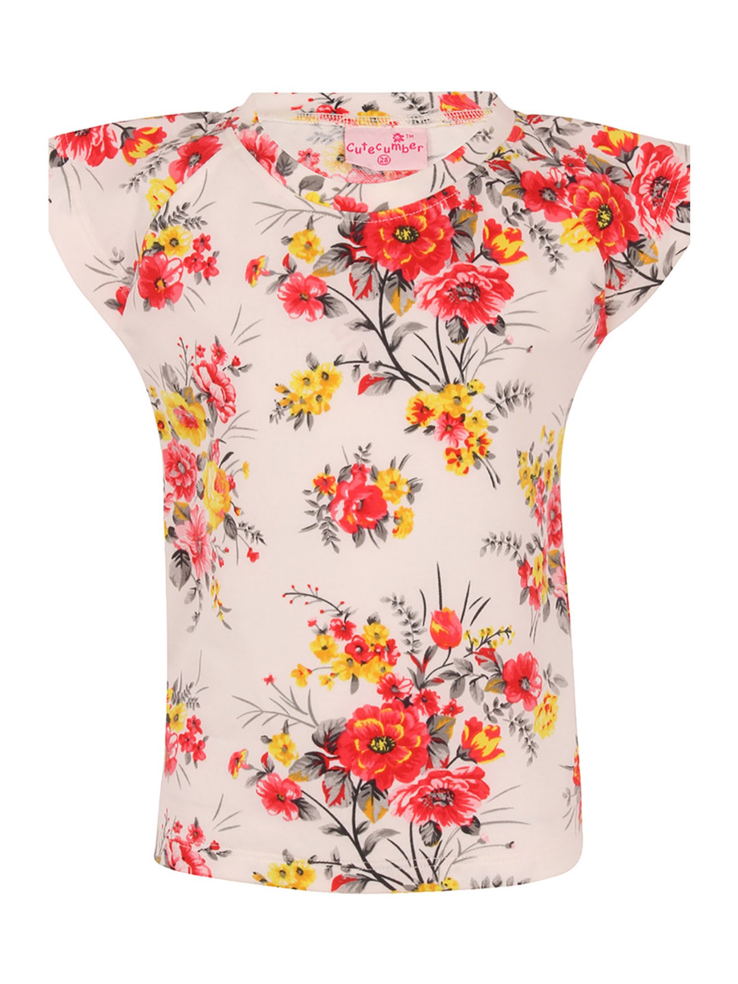 Cutecumber Kids Coral Solid Dress