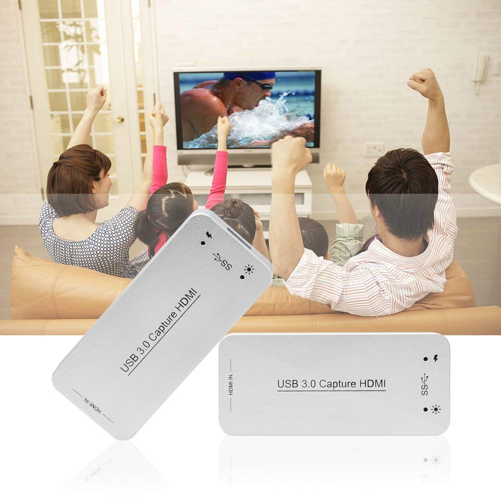 DIGITNOW! USB Capture HDMI Video Card, Broadcast Live Stream and Record, HDMI to USB Dongle Full HD 1080P Live Streaming Video Game Grabber Converter