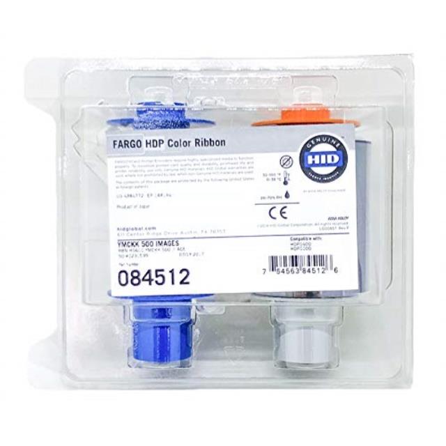 fargo hdp5600 ymckk color ribbon  84512