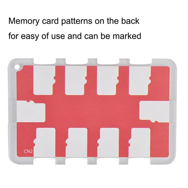 Slots Memory Card Case Holder Storage Organizer for Micro SD Cards Slim UltraThin Credit Card Size Lightweight Portable TF MSD Memory Card Storage