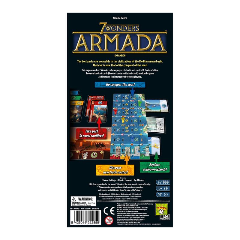 7 Wonders: Armada Expansion Board Game