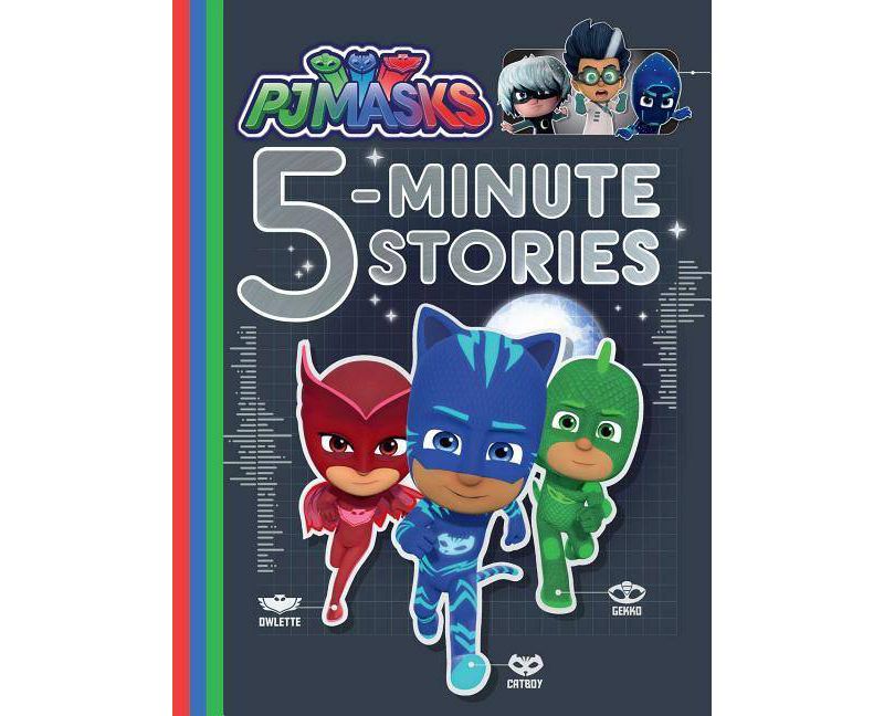 Pj Masks 5-Minute Stories - by Various (Hardcover)