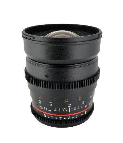 Rokinon 24mm T/1.5 Cine Wide Angle Lens (for Video DSLR Olympus/Panasonic Micro 4/3)