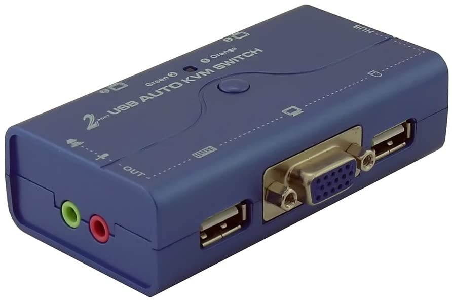 SEDNA - 2 Port USB KVM Switch (with cables)