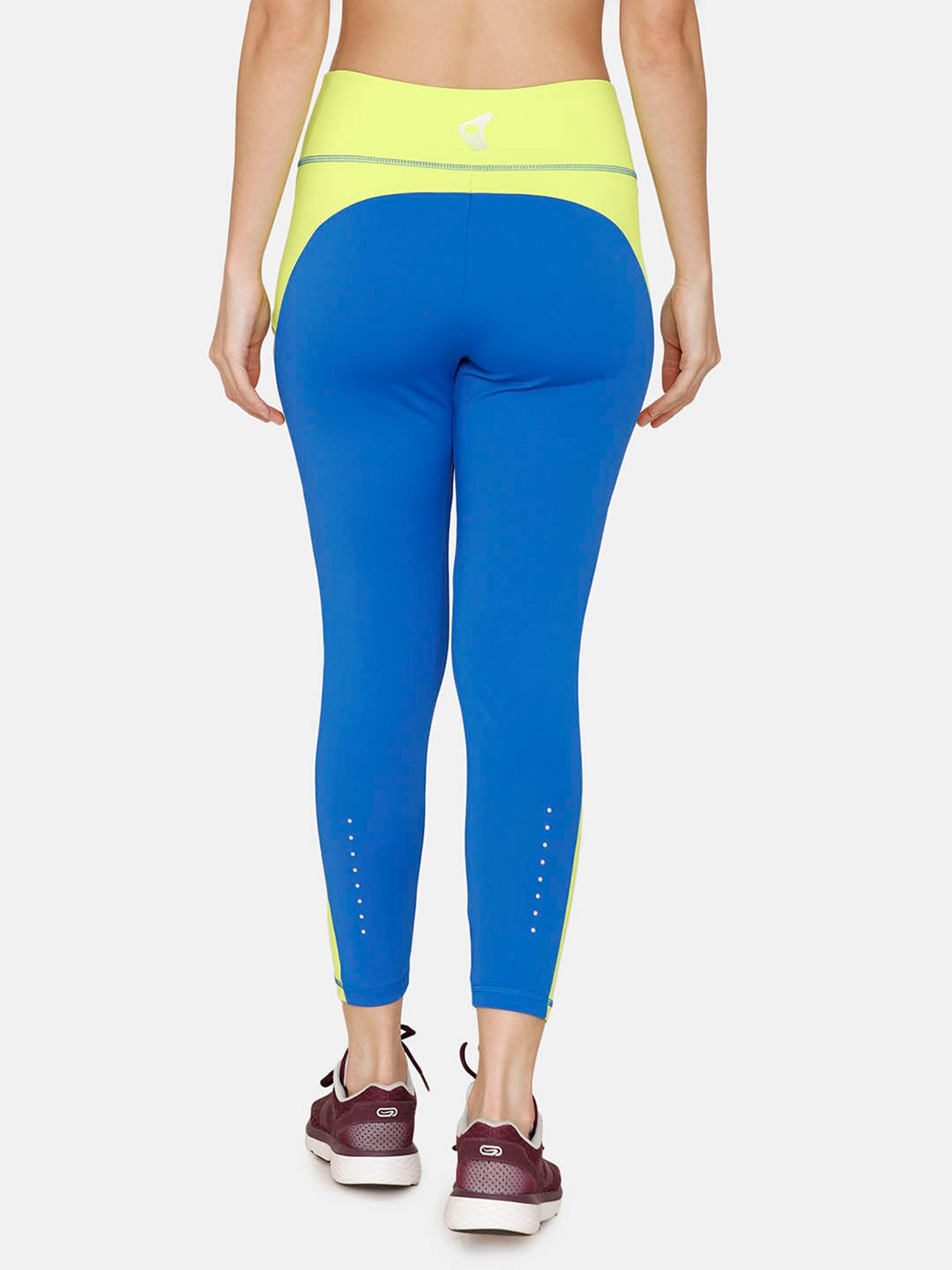 Zelocity by Zivame Blue Regular Fit Tights