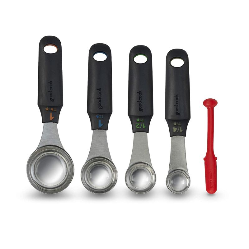 Good Cook Touch 4-Piece Stainless Steel Measuring Spoons Set