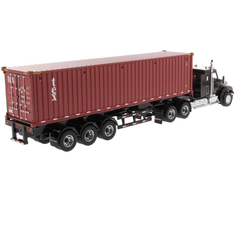 1959 Dodge Custom Royal Lancer Open Convertible Poppy Red and Pearl 1/18 Diecast Model Car by Sunstar