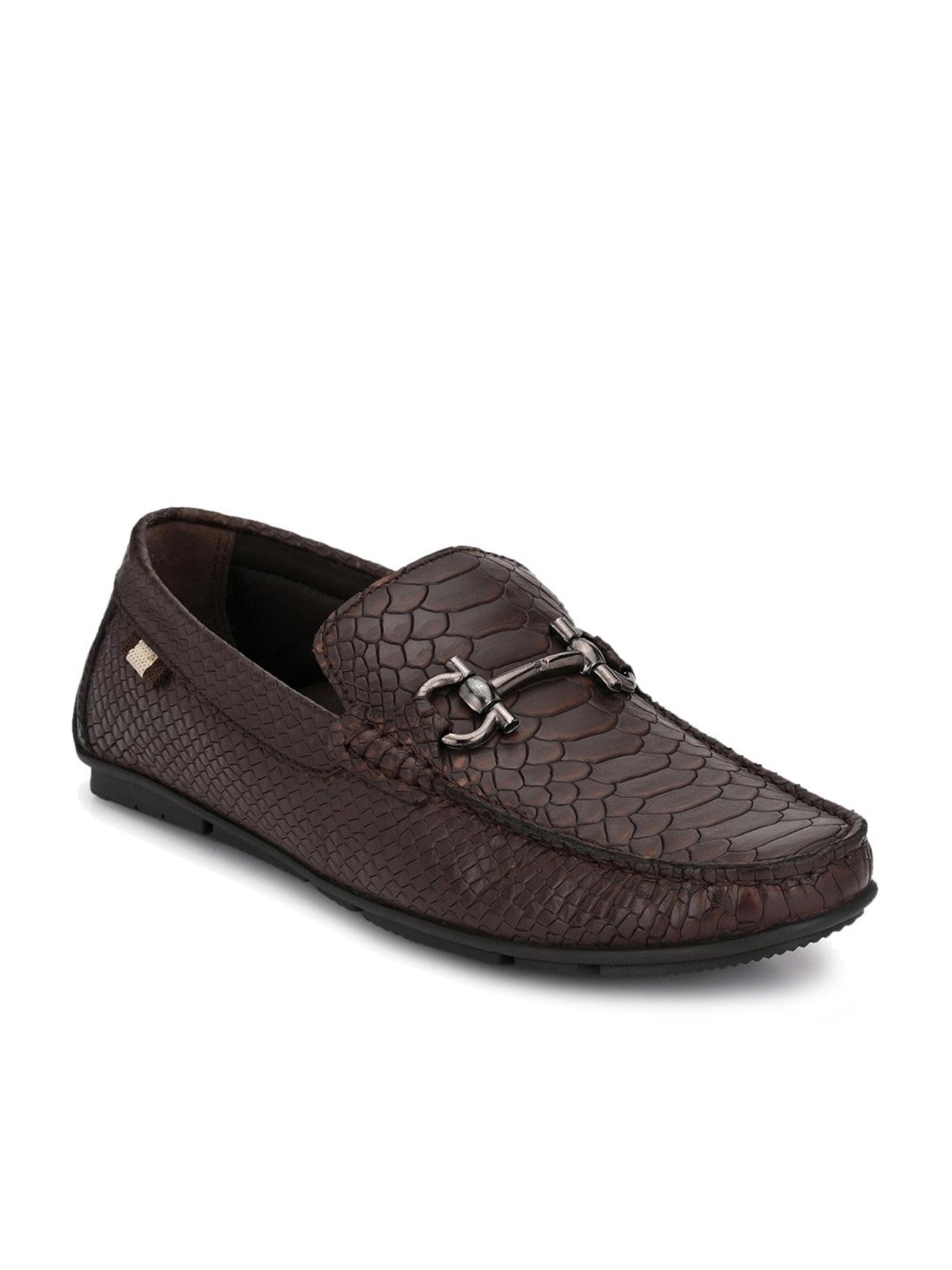 Hitz Men's Brown Casual Loafers