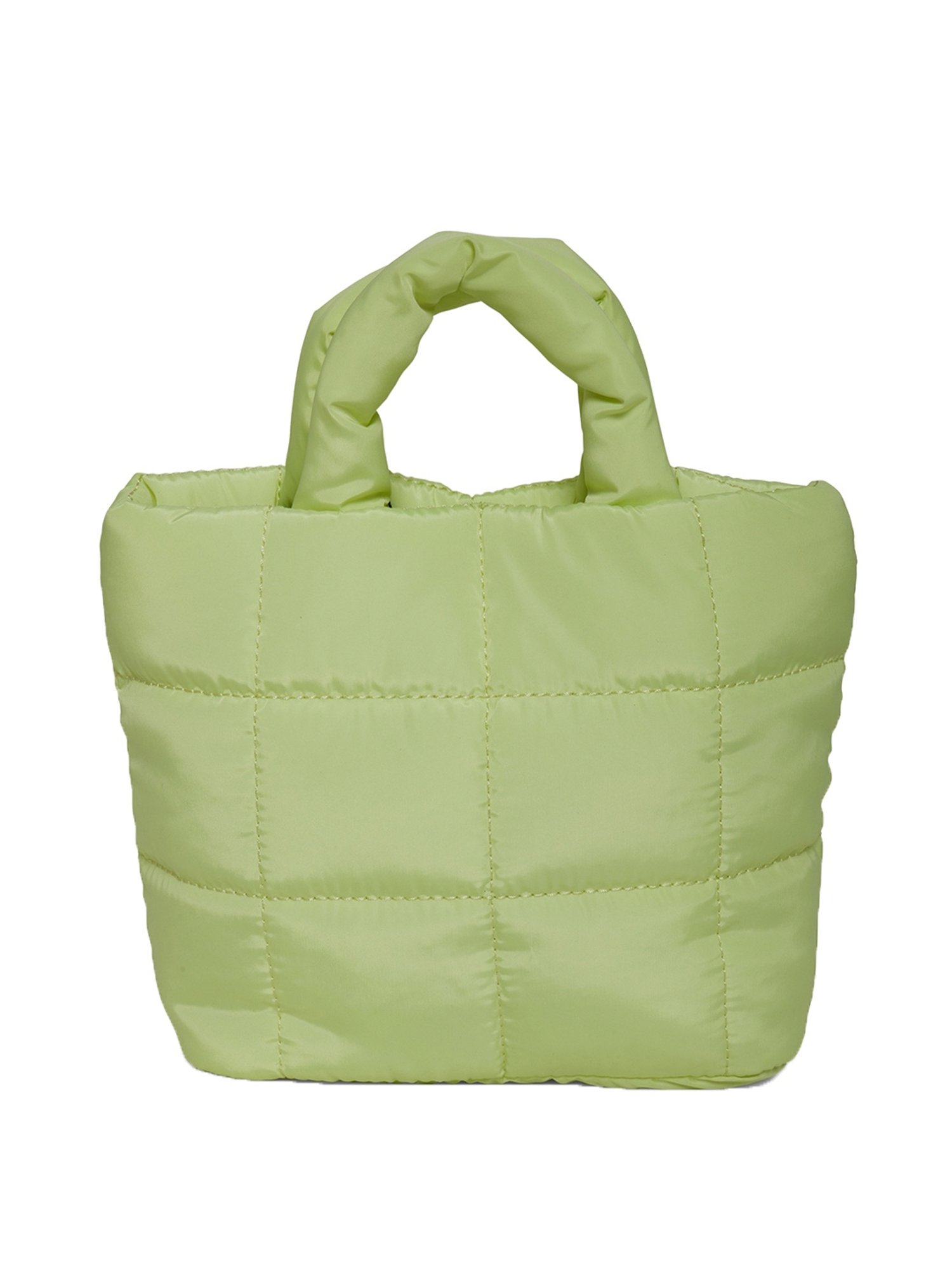 Call It Spring DAYDREAMER320 Green Quilted Medium Tote Handbag