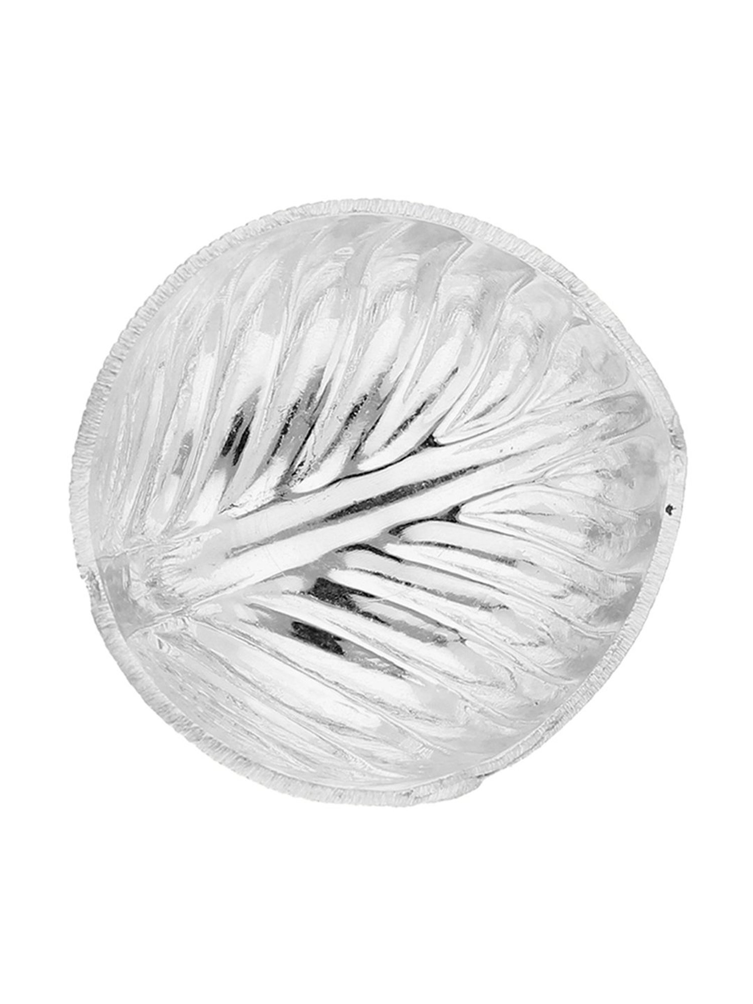 Sri Jagdamba Pearls Leaf 0.8 Silver Diya