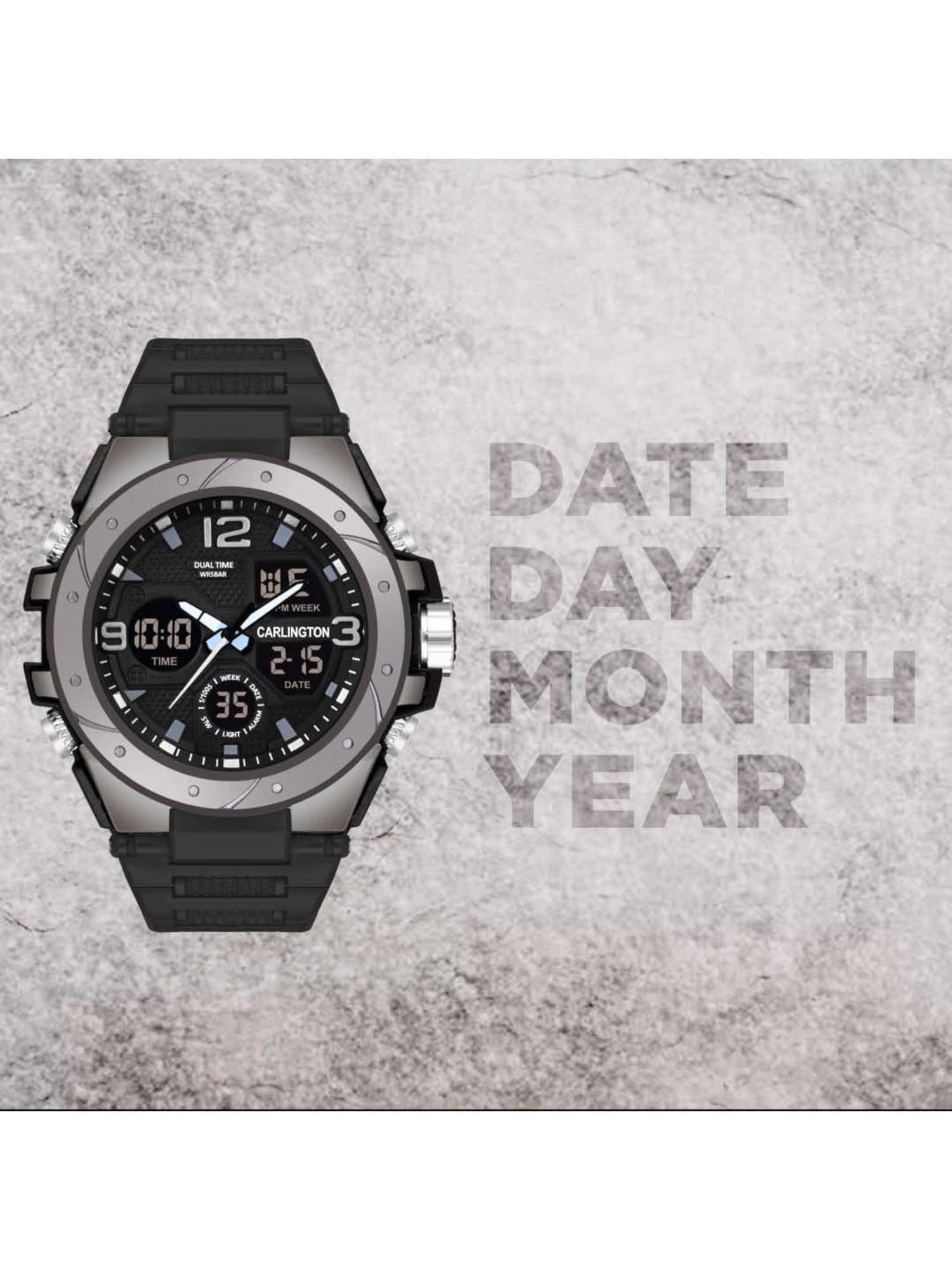 CARLINGTON Endurance 9105 Analog-Digital Watch for Men