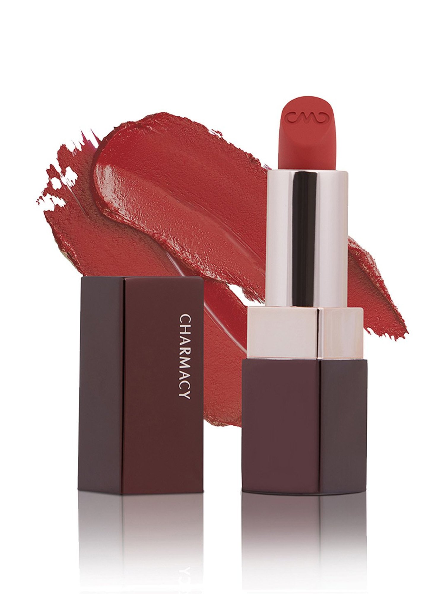 CHARMACY Milano Soft Satin Matte Lipstick Red Salsa 52 - 3.8 gm