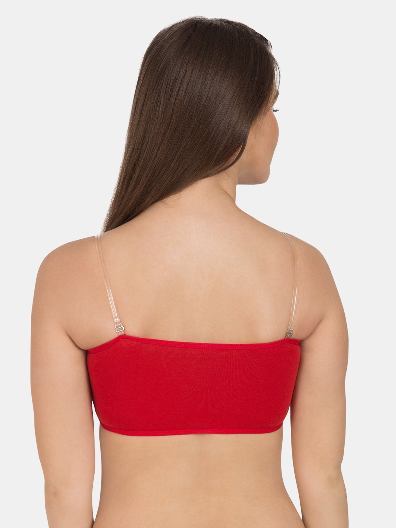 Tweens Red Non Wired Padded Bandeau Bra