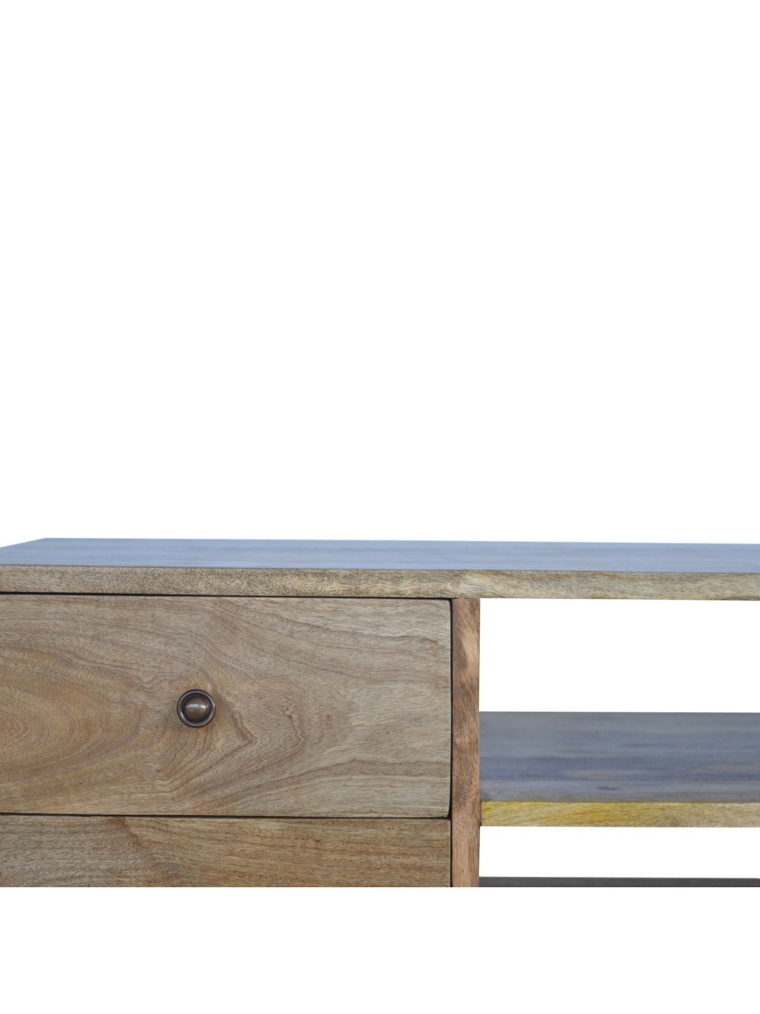 Delite Kom Flex Flowery Wenge & Acacia Dark Engineered Wood TV Entertainment Unit